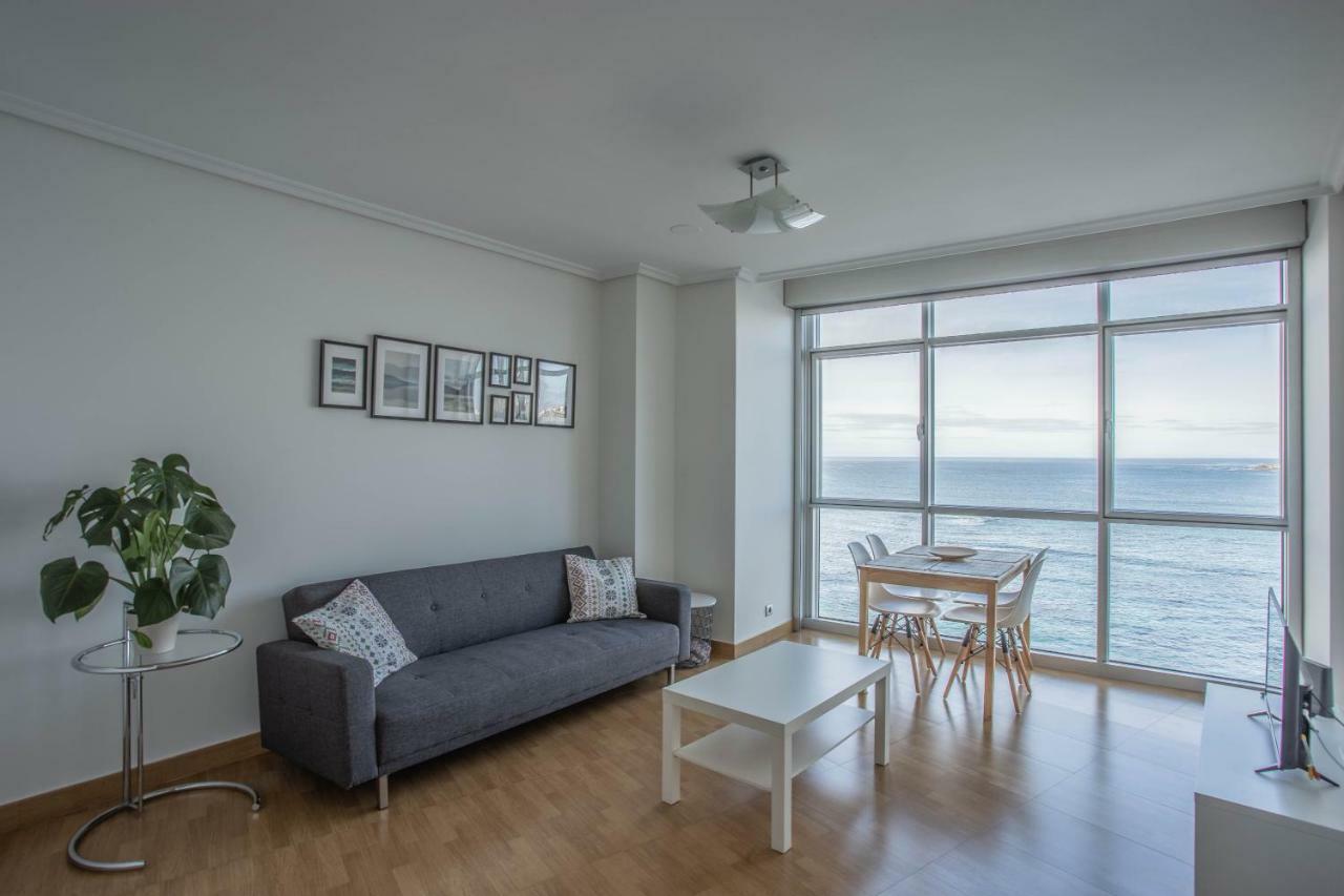 Apartamento En Primera Linea De Playa Riazor A Coruña Eksteriør billede